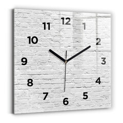 Sieninis laikrodis Siena, Pagaminta Iš Ryškių Plytų kaina ir informacija | Laikrodžiai | pigu.lt