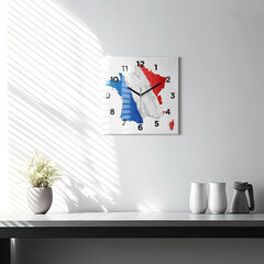 Sieninis laikrodis Prancūzų Vėliava kaina ir informacija | Laikrodžiai | pigu.lt