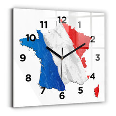 Sieninis laikrodis Prancūzų Vėliava kaina ir informacija | Laikrodžiai | pigu.lt