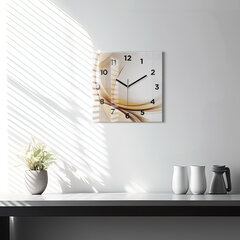 Sieninis laikrodis Auksinė Abstrakcija kaina ir informacija | Laikrodžiai | pigu.lt