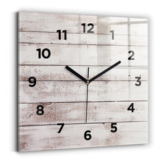 Sieninis laikrodis Ryškios Medienos Lentos kaina ir informacija | Laikrodžiai | pigu.lt