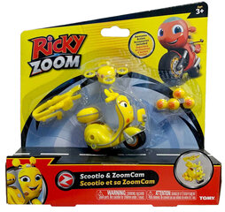 Figūrėlė su priedais Ricky Zoom Scootio ir ZoomCam kaina ir informacija | Tomy Žaislai vaikams | pigu.lt