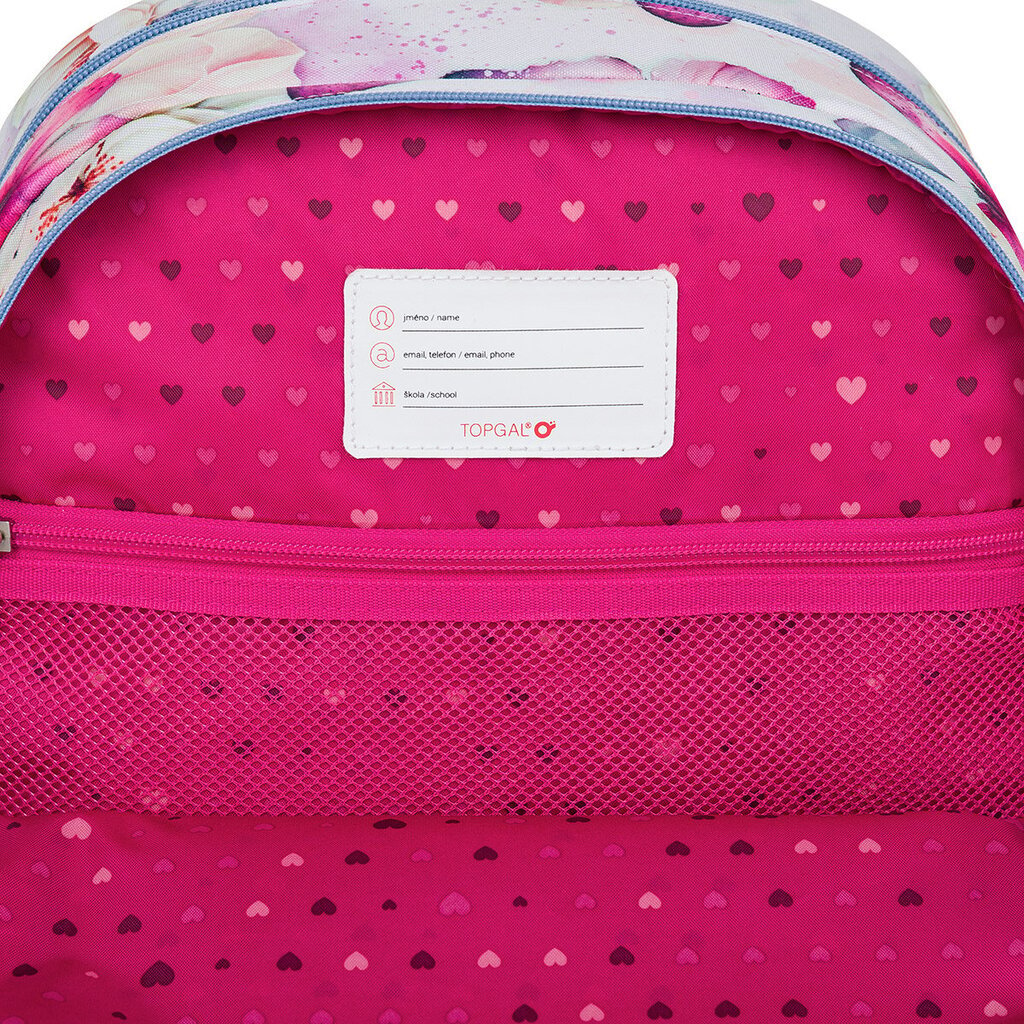 Mokyklos kuprinė Topgal Drugeliai, rožinė kaina ir informacija | Kuprinės mokyklai, sportiniai maišeliai | pigu.lt