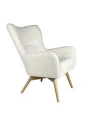 Fotelis Intromit, baltas цена и информация | Кресла в гостиную | pigu.lt