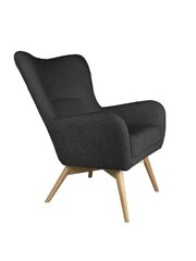 Fotelis Intromit, juodas цена и информация | Кресла в гостиную | pigu.lt