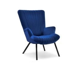 Fotelis Intromit, mėlynas kaina ir informacija | Svetainės foteliai | pigu.lt