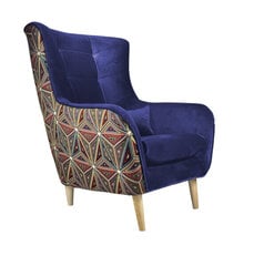 Fotelis Intromit Vaco, mėlynas цена и информация | Кресла в гостиную | pigu.lt