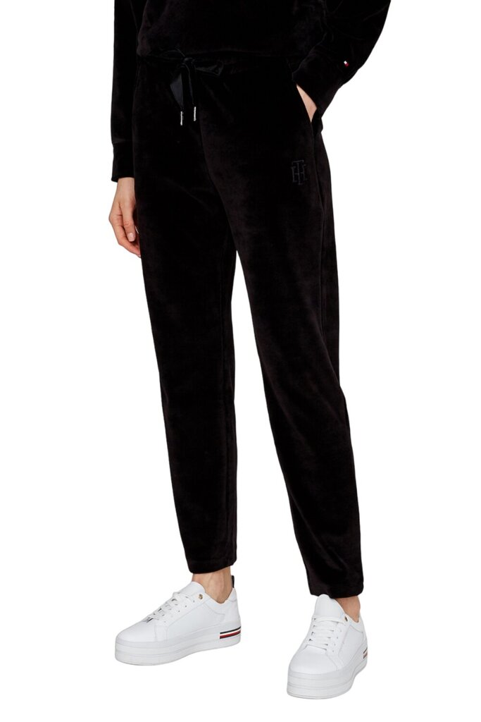 Kelnės moterims Tommy Hilfiger WW0WW33030 BDS, juodos kaina ir informacija | Sportinė apranga moterims | pigu.lt