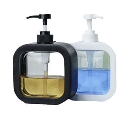Набор дозаторов для жидкого мыла, 2 шт., черный и белый цена и информация | Набор акскссуаров для ванной | pigu.lt