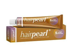 Blakstienų ir antakių dažai Hairpearl, Nr. 5.1 Light Brown, 20 ml kaina ir informacija | Antakių dažai, pieštukai | pigu.lt