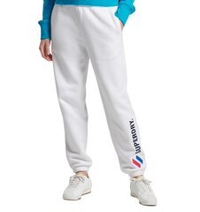 Sportinės kelnės moterims Superdry W7010719A, baltos цена и информация | Спортивная одежда для женщин | pigu.lt