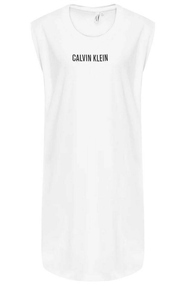 Calvin Klein suknelė moterims KW0KW01008, balta kaina ir informacija | Suknelės | pigu.lt