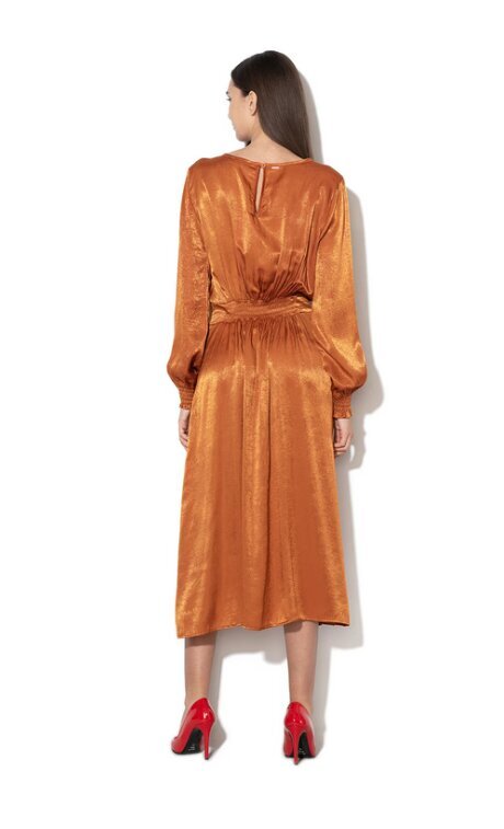 Suknelė moterims Silvian Heach PGA1970VE, oranžinė kaina ir informacija | Suknelės | pigu.lt