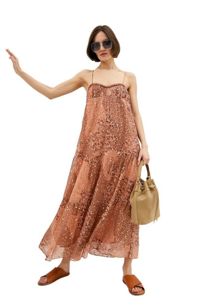 Suknelė moterims Ba&Sh 1E21ODET, smėlio spalvos kaina ir informacija | Suknelės | pigu.lt