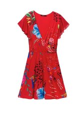 Desigual suknelė moterims 19SWVK97/3061, raudona цена и информация | Платья | pigu.lt