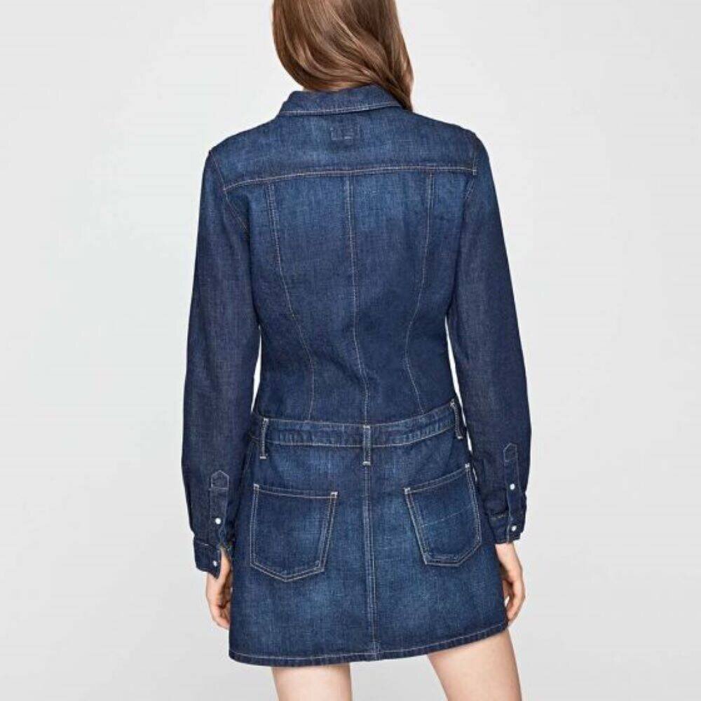 Suknelė moterims Pepe Jeans PL952596, mėlyna kaina ir informacija | Suknelės | pigu.lt