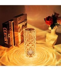 Светодиодная ночная лампа Rose Diamond цена и информация | Настольные светильники | pigu.lt