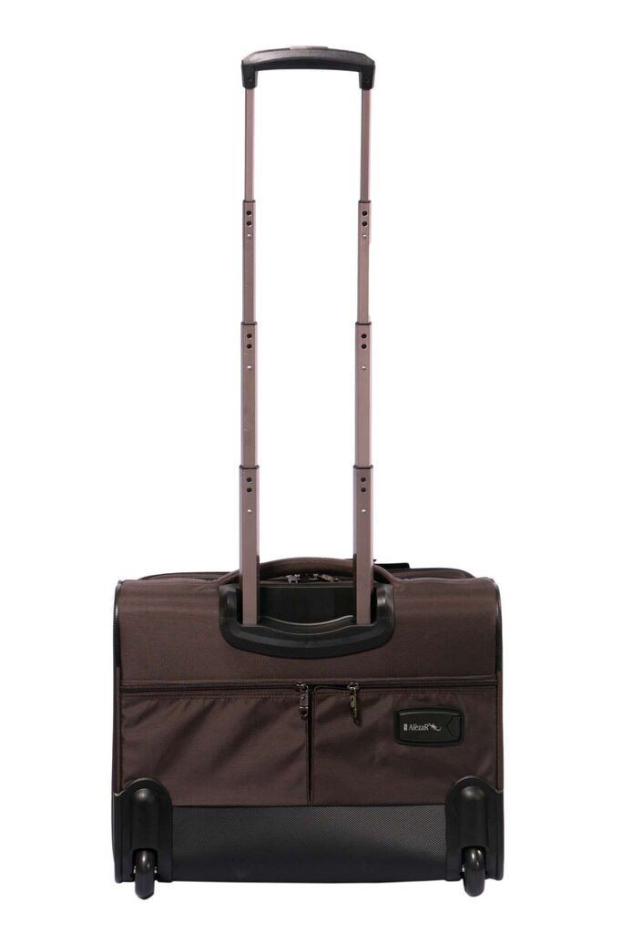Mažas kelioninis lagaminas AlèzaR 18", rudas kaina ir informacija | Lagaminai, kelioniniai krepšiai | pigu.lt