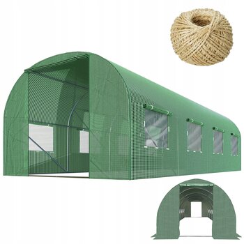  Tеплица Fluxar Home 10 м² 400 x 250 см, зеленая цена и информация | Теплицы | pigu.lt