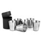 Metalinių stikliukų komplektas, 4 vnt kaina ir informacija | Taurės, puodeliai, ąsočiai | pigu.lt