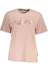 Marškinėliai moterims Fila, rožiniai цена и информация | Женские футболки | pigu.lt