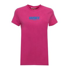 Marškinėliai moterims Husky, rožiniai цена и информация | Женские футболки | pigu.lt
