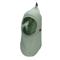 Шапка-шлем из мериносовой шерсти TuTu 3-006713-158, зеленая цена и информация | Шапки, перчатки, шарфы для мальчиков | pigu.lt
