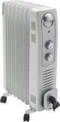Электрический масляный радиатор EQUATION , 1500 Вт, 15 м², 3 уровня мощности, IP20 цена и информация | Обогреватели | pigu.lt