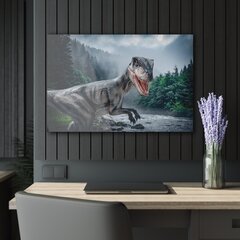 Картина из закаленного стекла Динозавр цена и информация | Репродукции, картины | pigu.lt