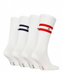 Kojinės moterims Tommy Hilfiger  85432, baltos, 4 poros kaina ir informacija | Moteriškos kojinės | pigu.lt