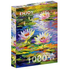 Dėlionė su vandens lelijomis Enjoy Puzzle, 1847, 1000 d. цена и информация | Пазлы | pigu.lt