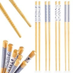 бамбуковые палочки для суши, 8 штук цена и информация | Кухонная утварь | pigu.lt
