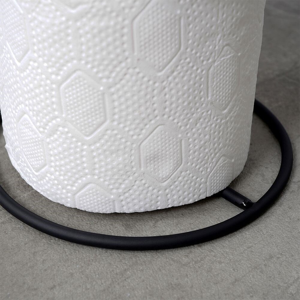 Tualetinio popieriaus stovas, juodas, 60 cm kaina ir informacija | Vonios kambario aksesuarai | pigu.lt