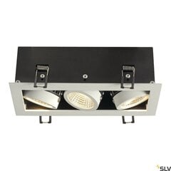 SLV įmontuojamas LED šviestuvas Kadux kaina ir informacija | Įmontuojami šviestuvai, LED panelės | pigu.lt