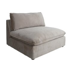 Modulinė sofa Home4You Tevy, 101x101x85 cm, smėlio spalvos цена и информация | Диваны | pigu.lt