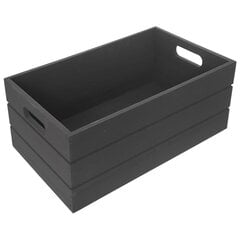 деревянный ящик для хранения 36x26x15 см цена и информация | Тумба с ящиками Versa | pigu.lt