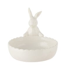 декоративная керамическая тарелка заяц 14,5x11,5x10 см цена и информация | Посуда, тарелки, обеденные сервизы | pigu.lt