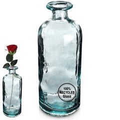 Стеклянная ваза для цветов, 27 см цена и информация | Вазы | pigu.lt