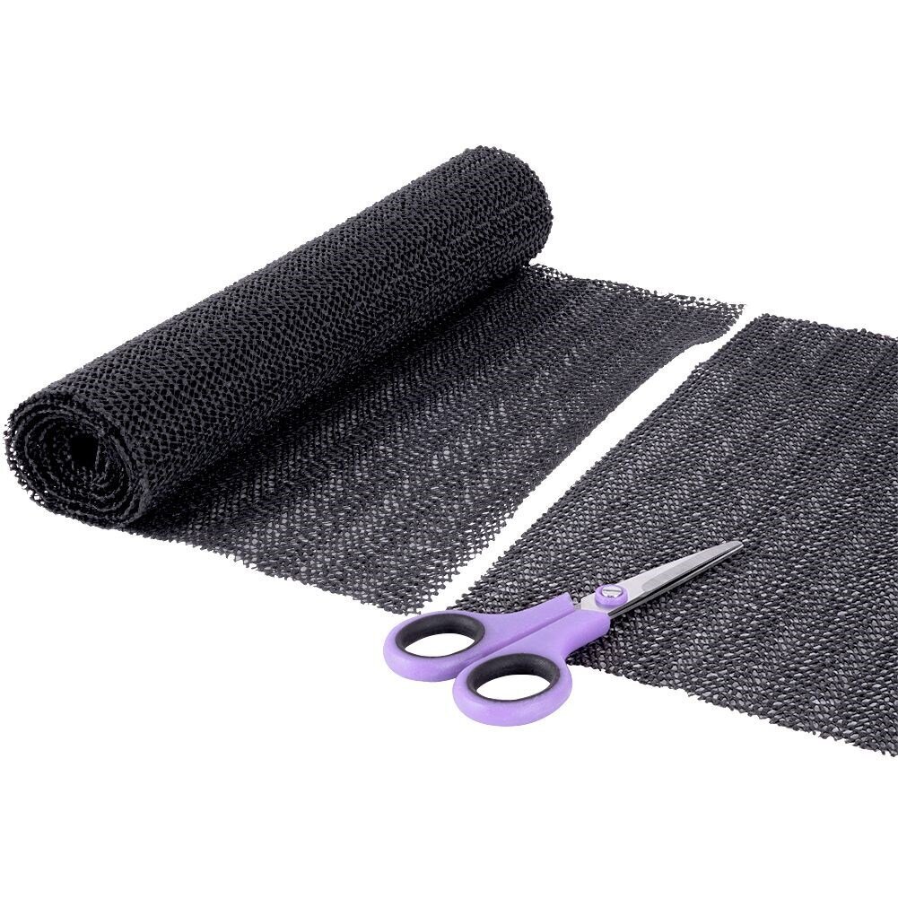 Hit neslystantis apsauginis kilimėlis, 150x30 cm, juodas kaina ir informacija | Staltiesės, servetėlės | pigu.lt