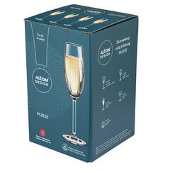 набор из 4 фужеров для шампанского 210 мл цена и информация | Стаканы, фужеры, кувшины | pigu.lt