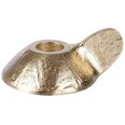золотой алюминиевый подсвечник 9x7,5x4 см