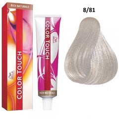 Plaukų dažai Wella Professionals Color Touch, 8/81 Light Blond/Pearl Ash, 60 ml kaina ir informacija | Plaukų dažai | pigu.lt