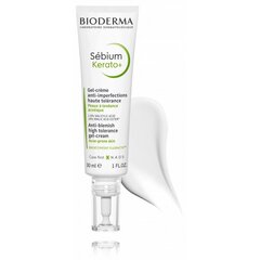 Veido kremas Bioderma Sébium Gel-Cream Kerato+ Anti-Blemish High Tolerance Gel-Cream, į spuogus linkusiai odai, 30 ml цена и информация | Кремы для лица | pigu.lt