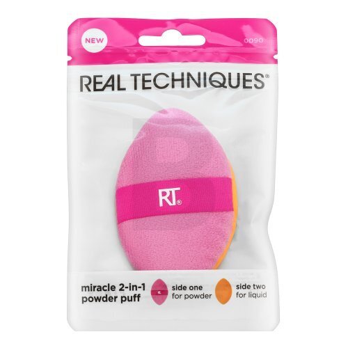 Kempinėlės pudrai Real Techniques Miracle 2-In-1 Powder Puff, 1 vnt. цена и информация | Makiažo šepetėliai, kempinėlės | pigu.lt