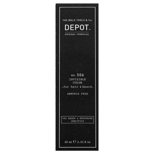 Plaukų ir barzdos dažai Depot Nr.506 Invisible Color, vyrams, Natural Steel, 60 ml цена и информация | Plaukų dažai | pigu.lt