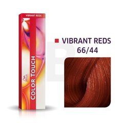 Ilgalaikiai plaukų dažai Wella Professionals Color Touch Vibrant Red 66|44, 60 ml kaina ir informacija | Plaukų dažai | pigu.lt