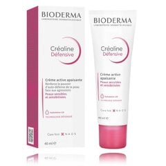 Veido kremas Bioderma Créaline Défensive Soothing Active Cream, raminantis jautriai odai, 40 ml kaina ir informacija | Veido kremai | pigu.lt