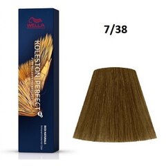 Plaukų dažai Wella Professionals Koleston Perfect Me+, 7/38 Medium Blonde Golden Pearl, 60 ml цена и информация | Краска для волос | pigu.lt