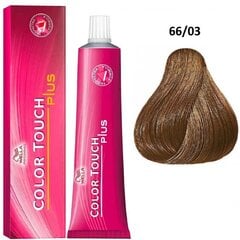 Plaukų dažai Wella Professionals Color Touch Plus, 66/03 Dark Blond/Intense Natural Gold, 60 ml kaina ir informacija | Plaukų dažai | pigu.lt