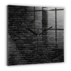Sieninis laikrodis Tamsios Plytų Siena kaina ir informacija | Laikrodžiai | pigu.lt
